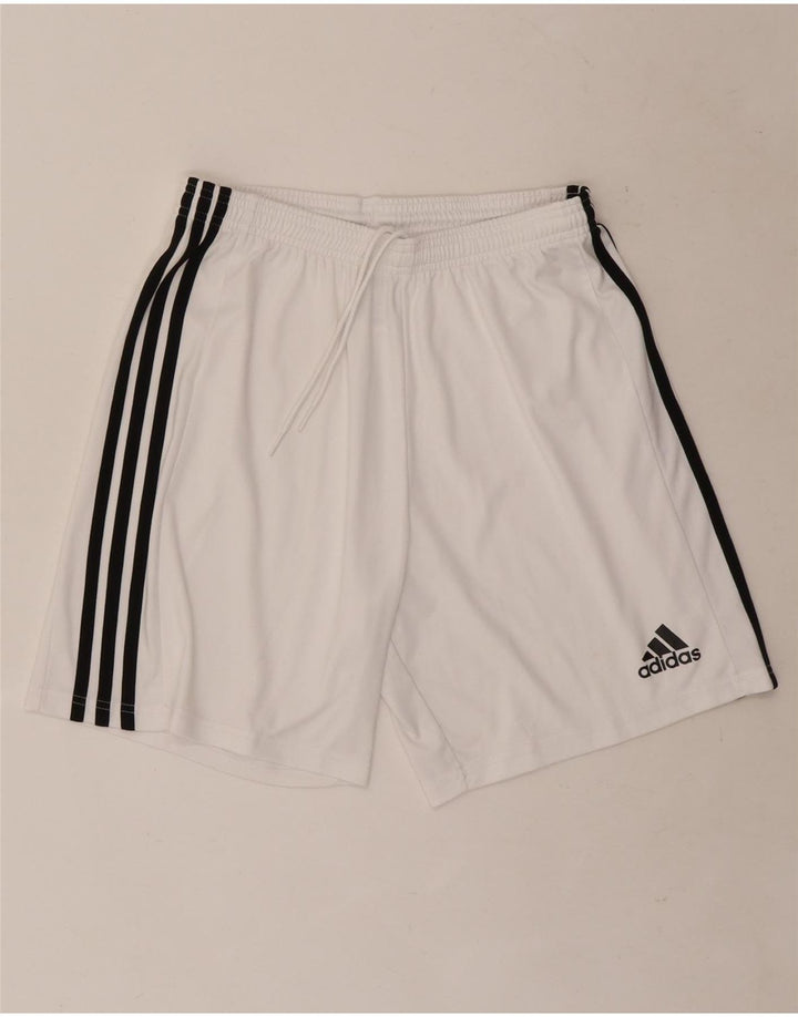 Męskie spodenki sportowe Adidas Aeroready, średni biały poliester
