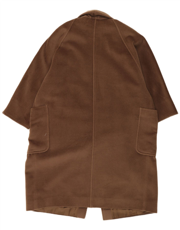 Max Mara Damski płaszcz oversize UK 12 Średni brązowy wełniany