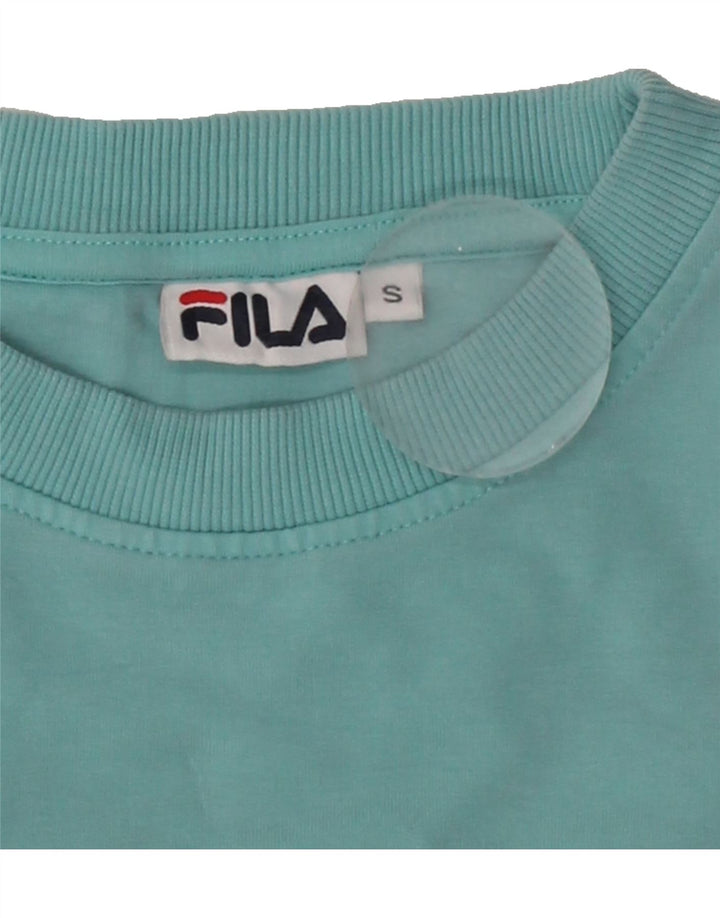 FILA Womens Oversized Sweatshirt Jumper UK 10 Small Multicoloured Vintage Fila and Second-Hand Fila from Messina Hembry 