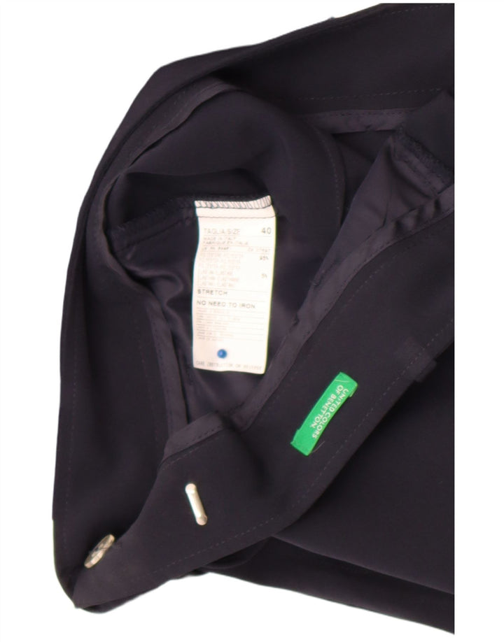 Damskie spodenki Chino Benetton IT 40 Small W28 Granatowy poliester