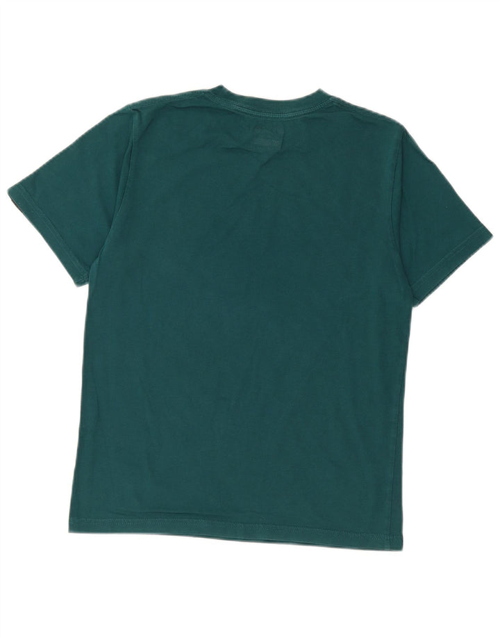 Chłopięcy T-shirt VANS o klasycznym kroju z grafiką, 10-11 lat, średni niebieski