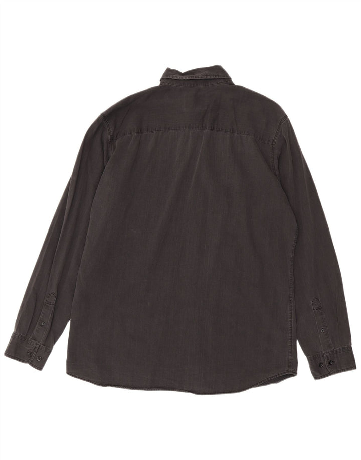 Męska koszula dżinsowa Jack & Jones XL, szara, bawełniana