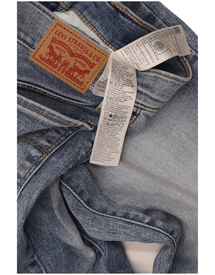 Damskie dżinsy Levi's 314 Shaping Straight W27 L30 Niebieska bawełna