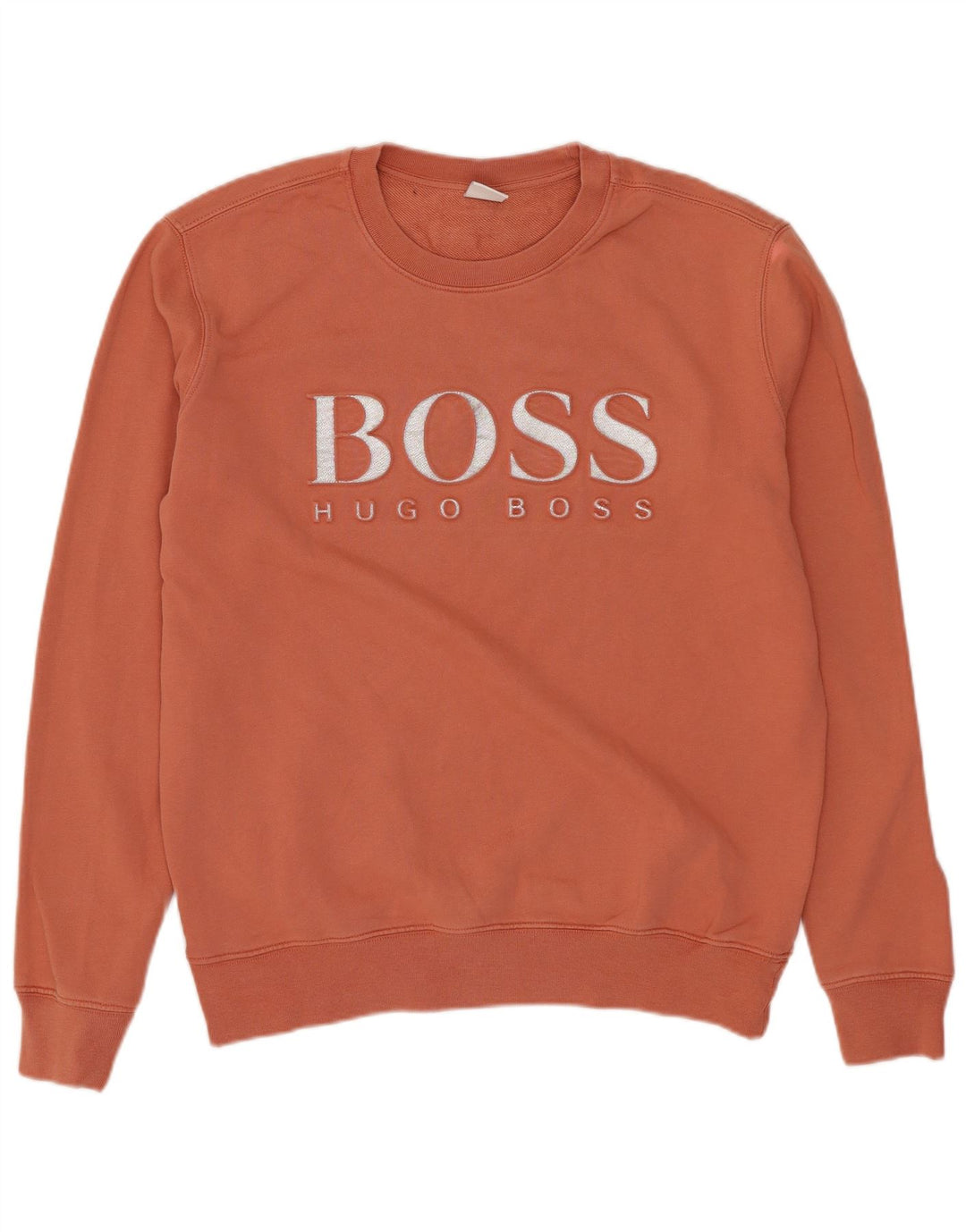 Damska bluza z grafiką Hugo Boss UK 12, średnia pomarańcza