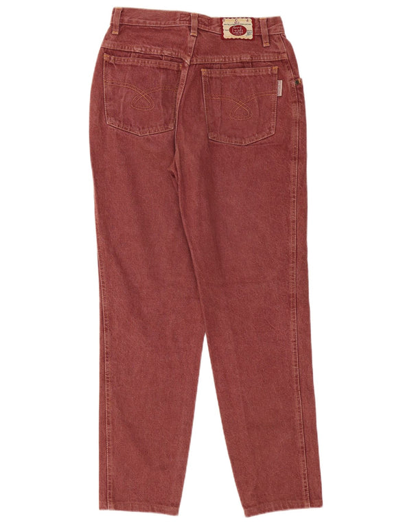 Jeansy damskie Stefanel IT 44 Medium W30 L30 Burgundowa bawełna