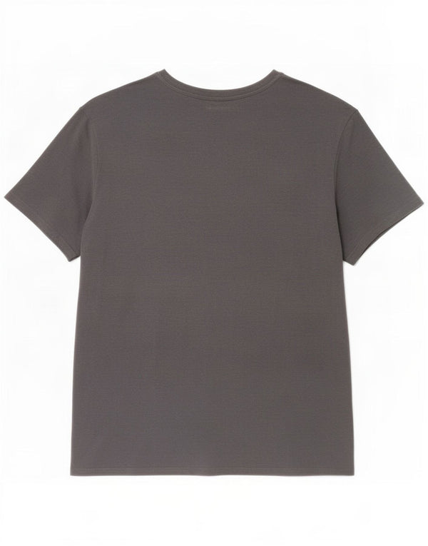 Damska koszulka graficzna Calvin Klein Top UK 18 XL Szara wiskoza