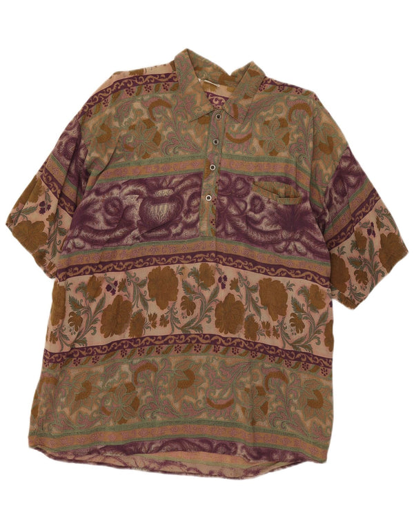 Męska koszula pulowerowa Tobia System IT 54 XL, wielokolorowa paisley