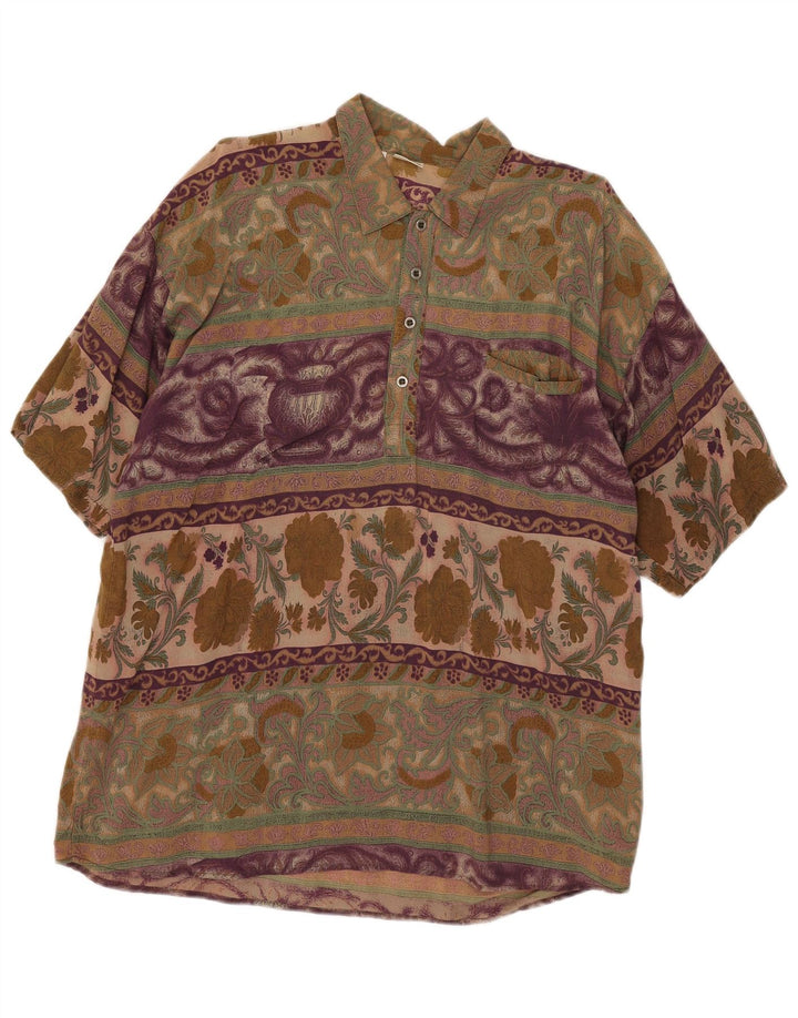 Męska koszula pulowerowa Tobia System IT 54 XL, wielokolorowa paisley