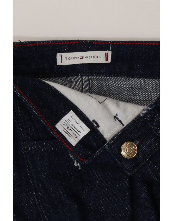 Damskie jeansy Cigarette Slim Jeans Tommy Hilfiger W27 L28 Granatowe