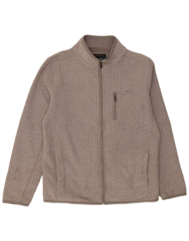 Męska kurtka polarowa WEIRD FISH UK 40, duża, szara, z poliestru