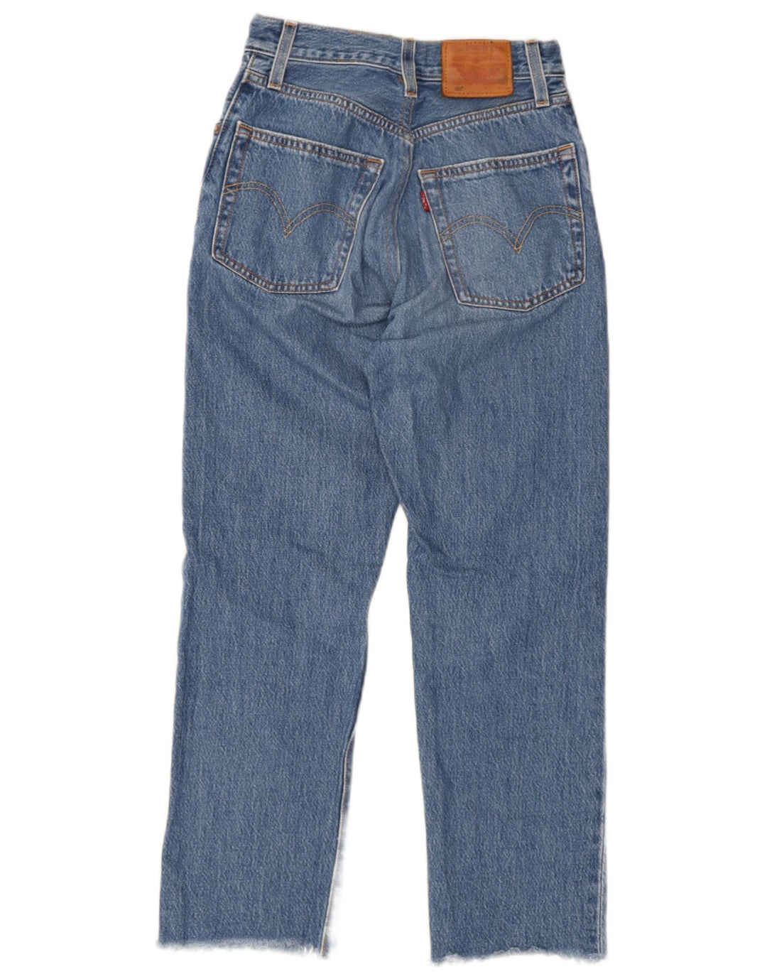 Damskie dżinsy Levi's 501 Straight W24 L26 Niebieskie bawełniane