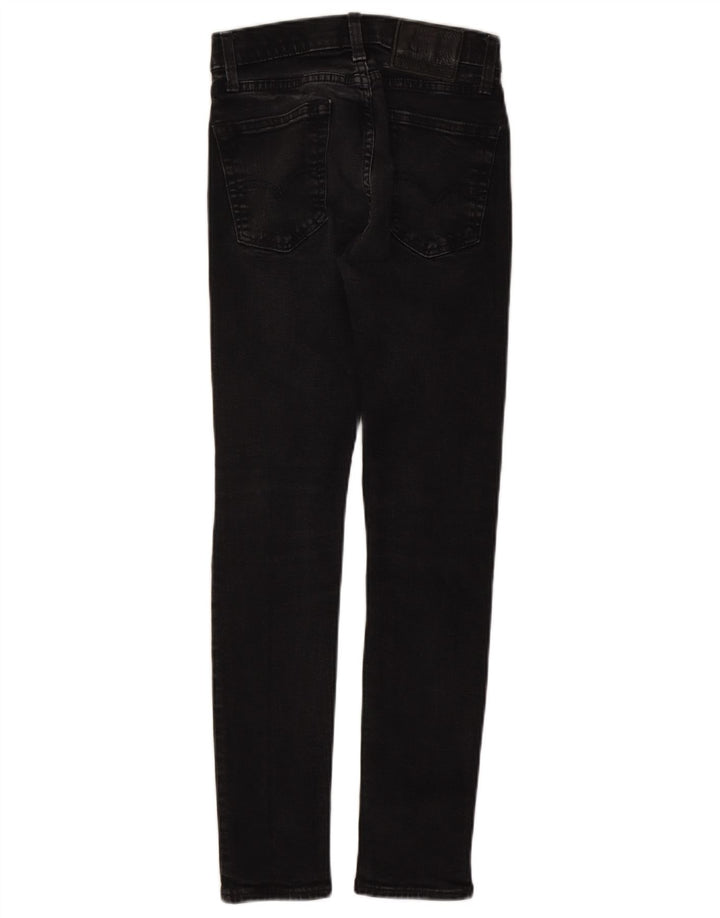 Damskie jeansy skinny Levi's W28 L29 Czarna bawełna