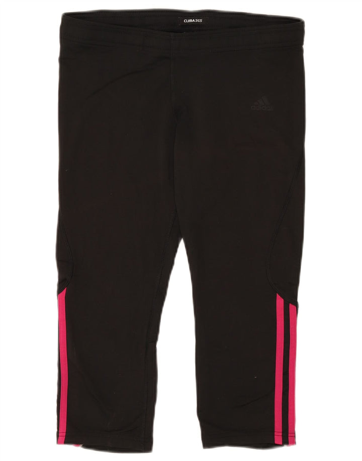 Legginsy Adidas Damskie Clima 365 Capri UK 14 Średni Czarny Poliester