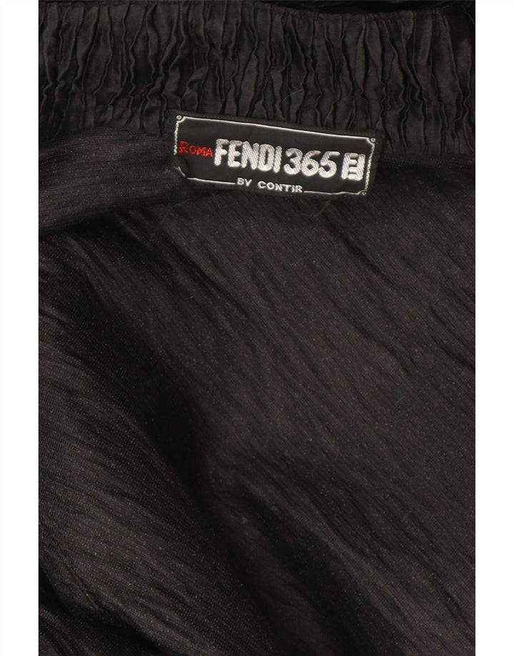 Płaszcz damski Fendi Open UK 18 XL czarny