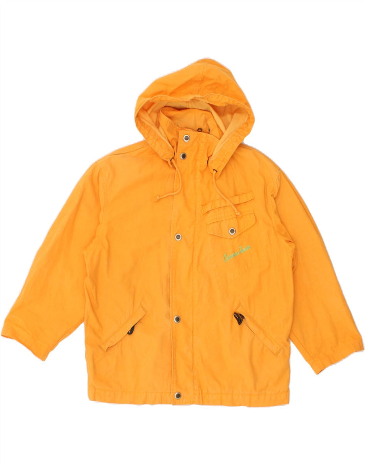 CARRERA Boys Hooded Windbreaker Jacket 9-10 Years Yellow Vintage Carrera and Second-Hand Carrera from Messina Hembry 