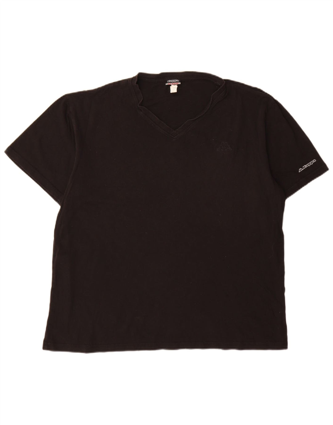 Męska koszulka Kappa Top XL, czarna, bawełniana