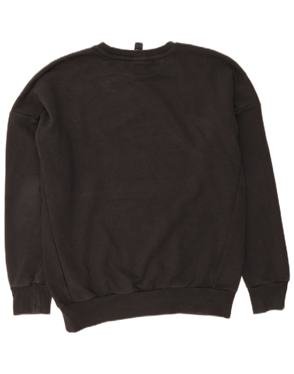 Damska bluza Adidas Graphic Jumper UK 14 Średnia czarna bawełna