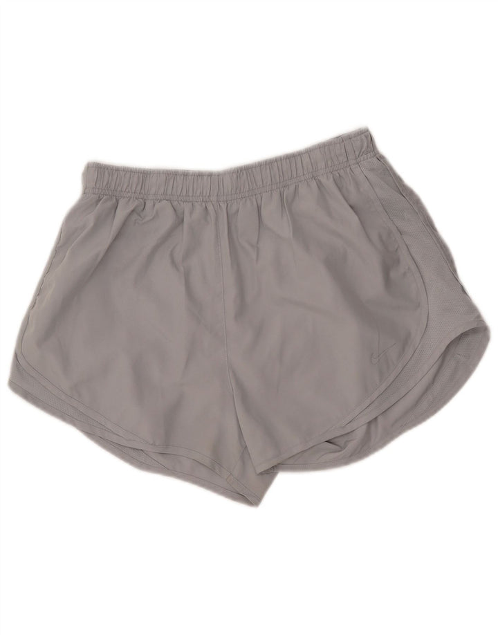 Damskie spodenki sportowe NIKE Dri Fit UK 14, duże, szare