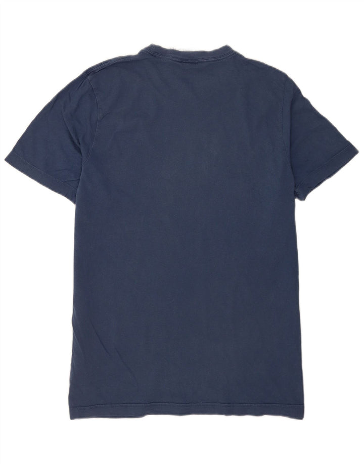 Adidas Męski T-Shirt Top Średni Granatowy Bawełniany