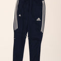 Męskie spodnie dresowe Adidas, małe, granatowe, poliestrowe
