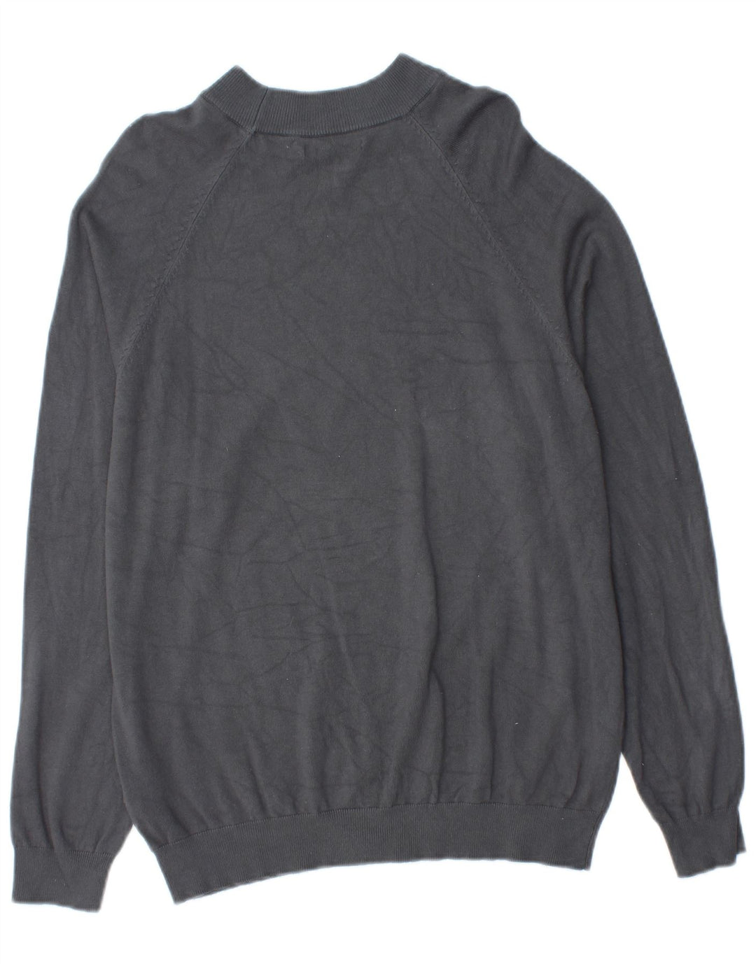 Sweter damski Zara z golfem UK 14, średnioszara wiskoza