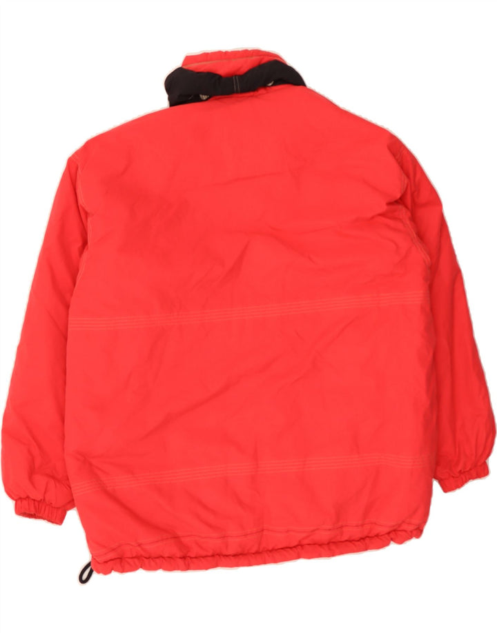 ASTROLABIO Womens Hooded Padded Jacket EU 44 XL Red Polyester Vintage Astrolabio and Second-Hand Astrolabio from Messina Hembry 