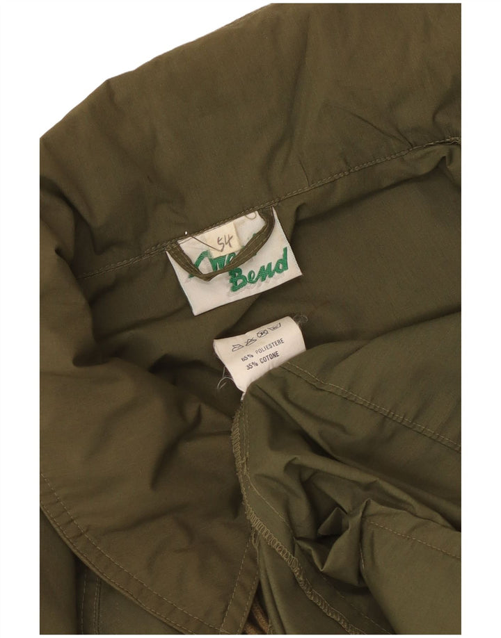 Męska kurtka wiatrówka w stylu vintage IT 54 2XL Khaki Poliester