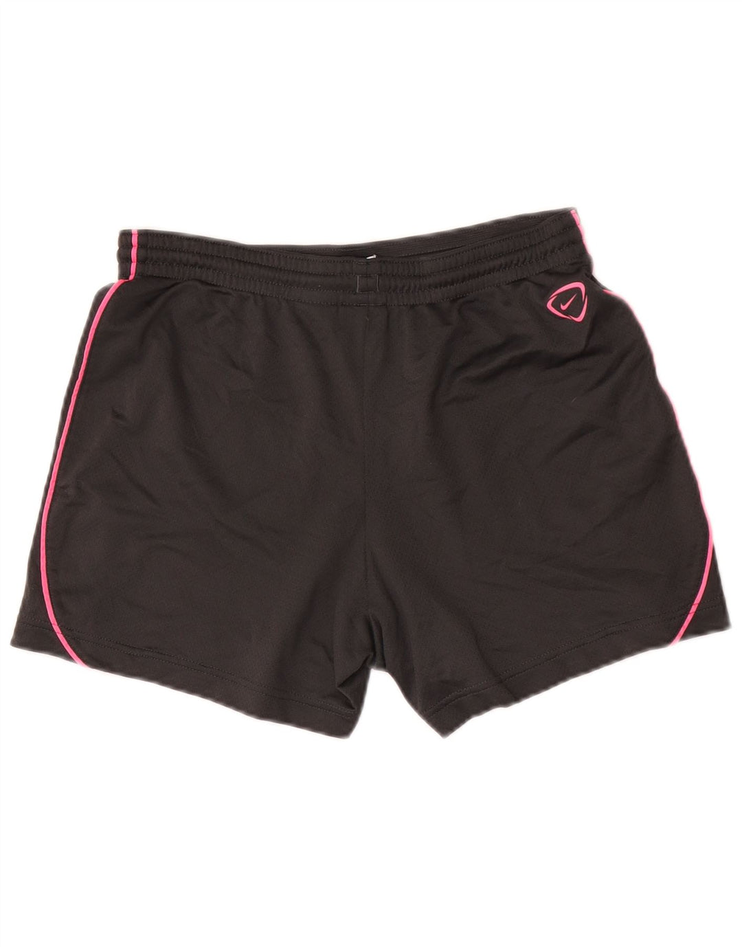 Damskie spodenki sportowe Nike Dri Fit UK 10, małe, szare, poliestrowe