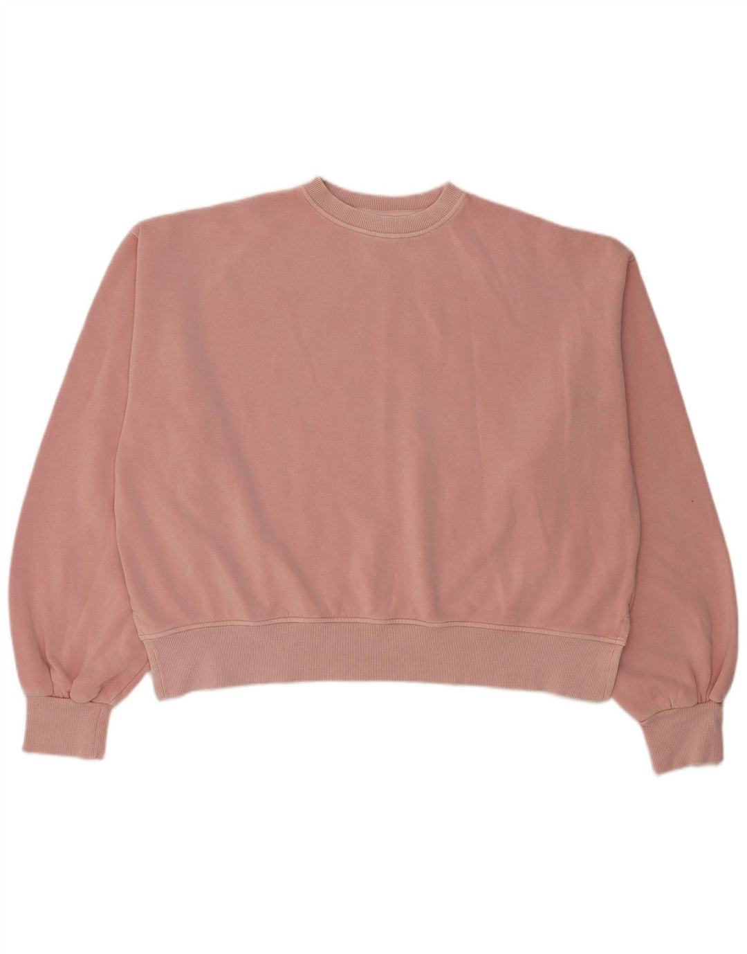 Damska bluza Reebok Crop Oversized Sweter UK 14 Średni Różowy Bawełna