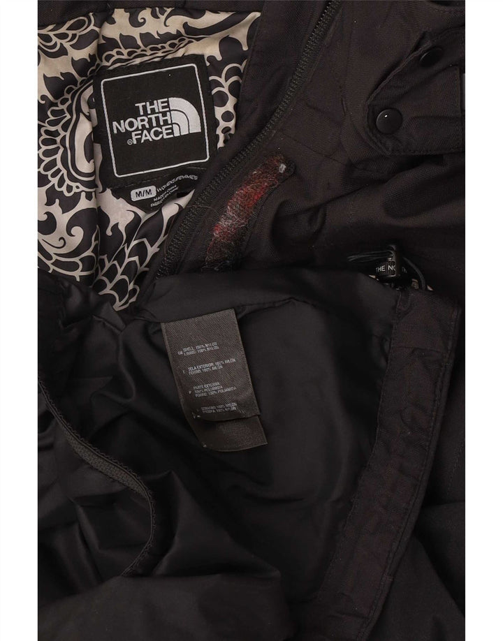 Damska kurtka przeciwdeszczowa z kapturem The North Face UK 12, średni czarny nylon