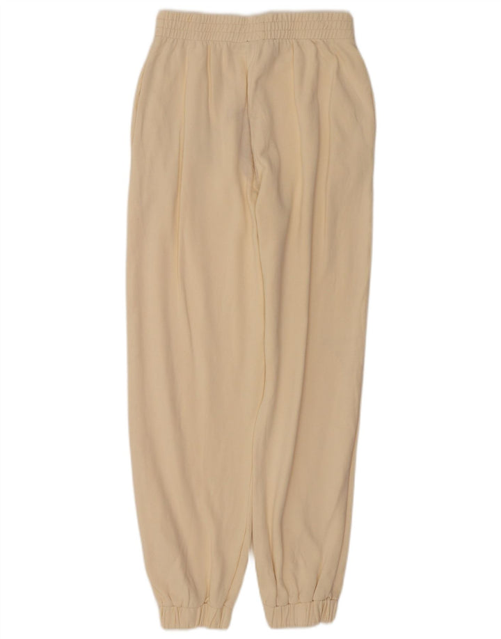 Damskie spodnie dresowe Zara Joggers UK 12 Medium Off White