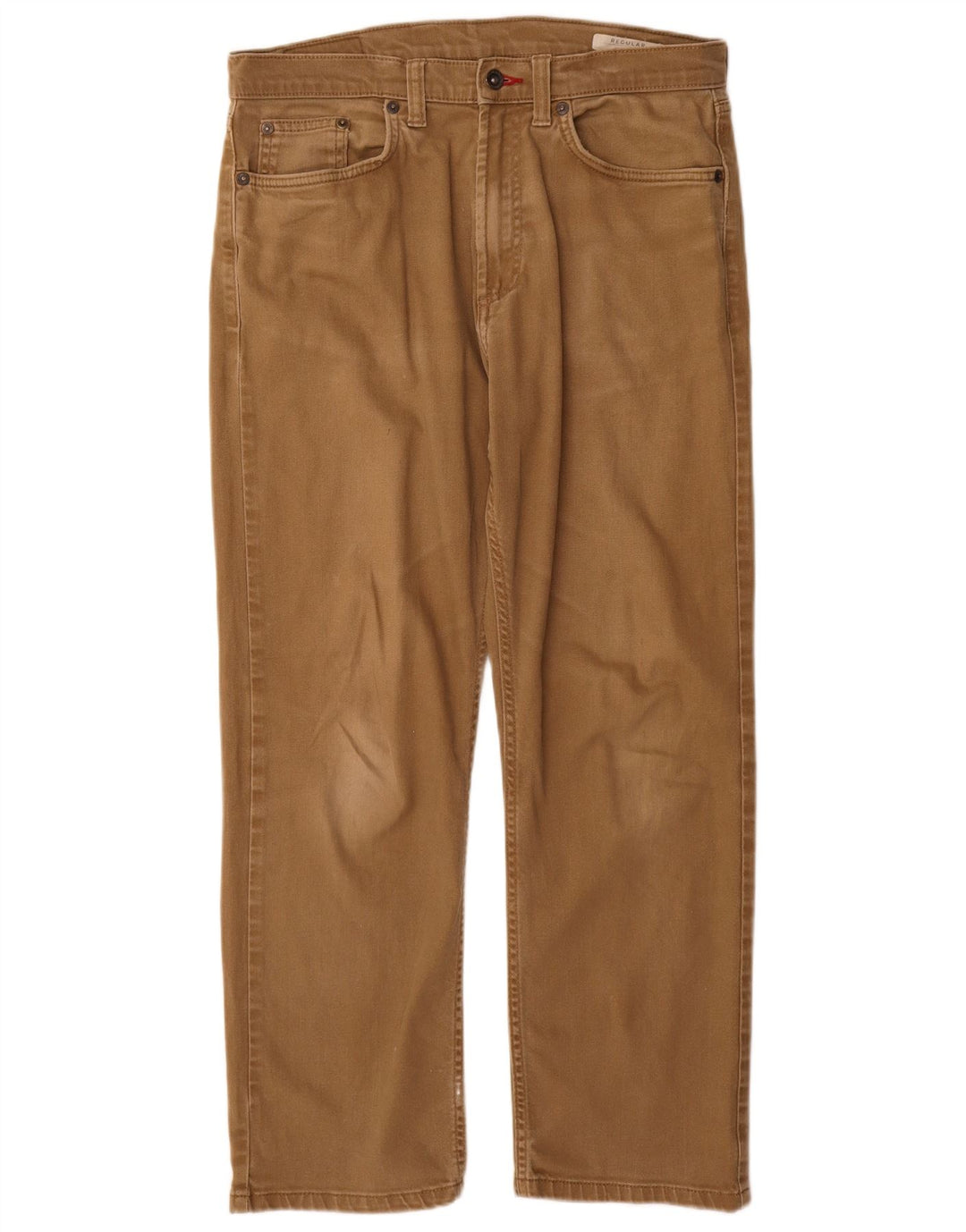 Męskie jeansy Marks & Spencer Regular Straight W32 L29 Beżowa bawełna