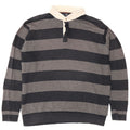 Marks & Spencer Męski sweter polo Blue Harbor, duży, szary