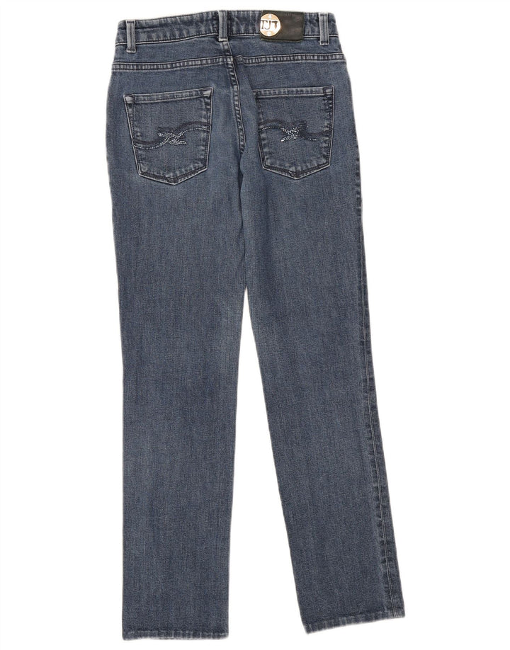 Damskie jeansy Trussardi Slim W25 L30 Niebieskie bawełniane