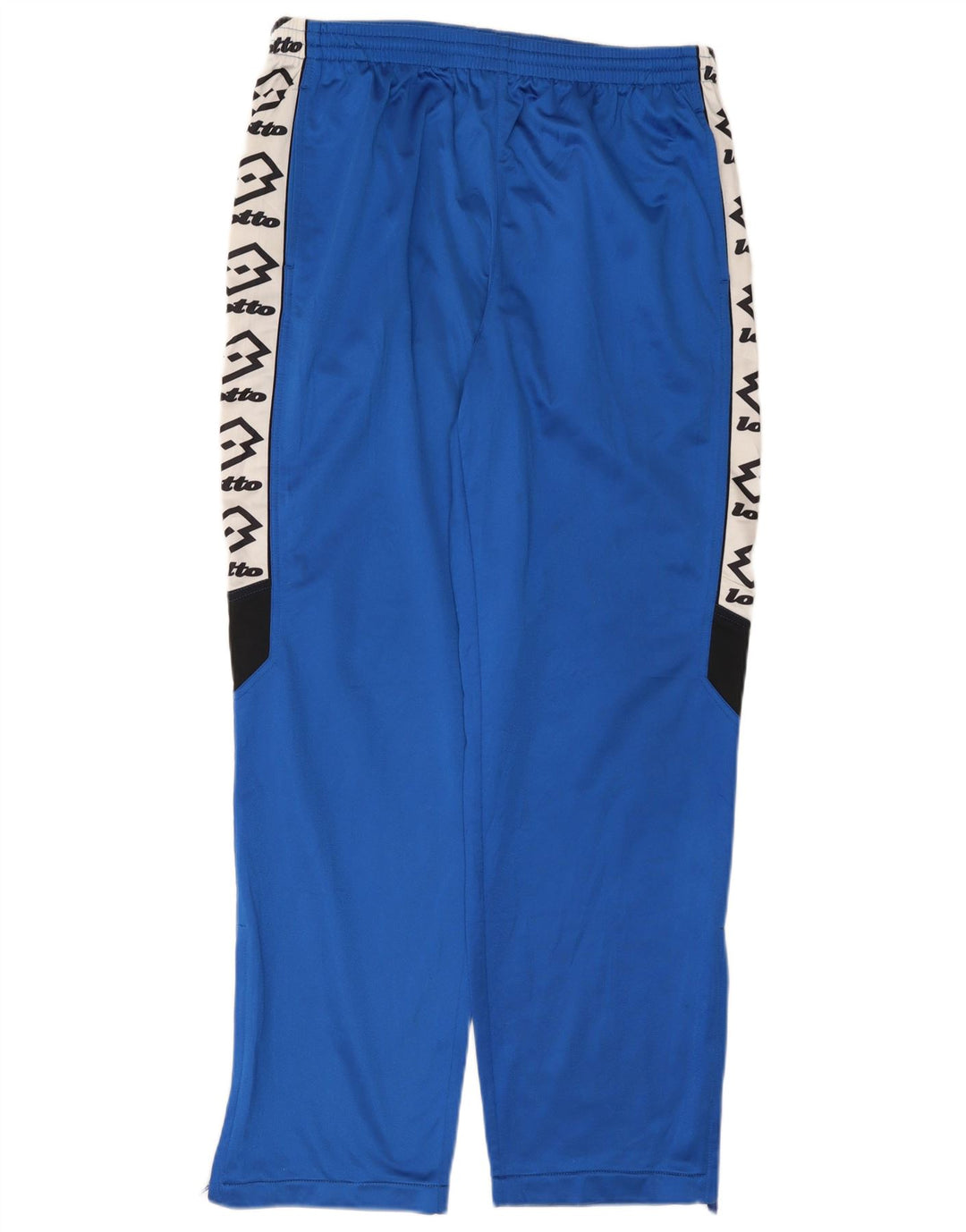 Męskie spodnie dresowe Lotto UK 44/46 2XL Niebieski poliester z blokami kolorów