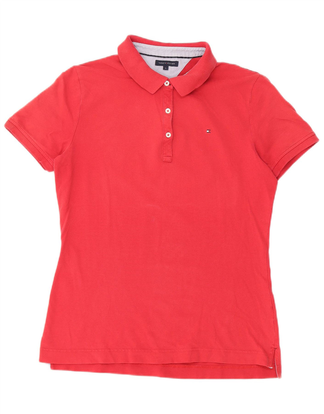 Damska koszulka polo Tommy Hilfiger UK 14, duża czerwona