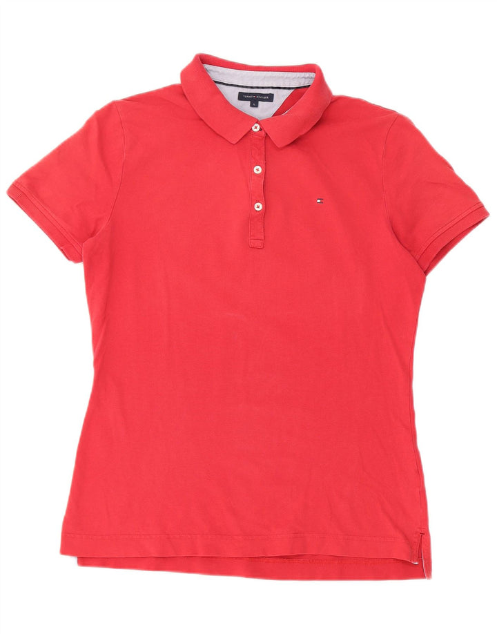 Damska koszulka polo Tommy Hilfiger UK 14, duża czerwona