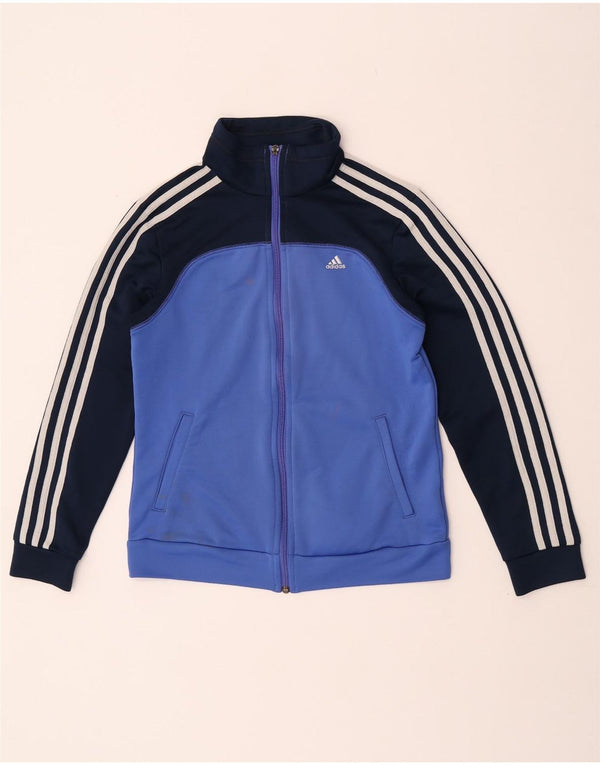 Damska kurtka dresowa Adidas Climalite Top UK 4/6 XS w kolorze niebieskim