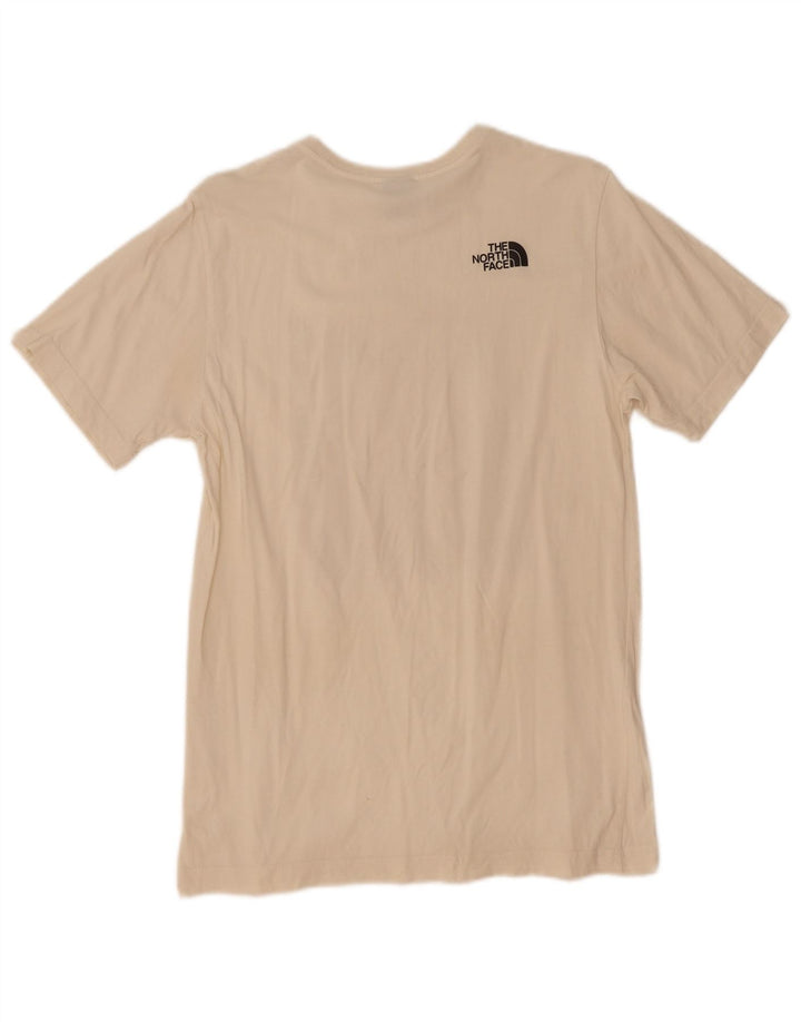 Męski T-shirt z grafiką The North Face, mały, biały