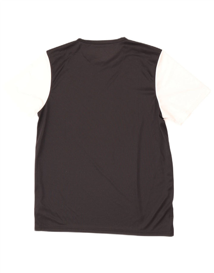 Męska koszulka Adidas Aeroready Top, duża, czarna, poliestrowa z blokami kolorów