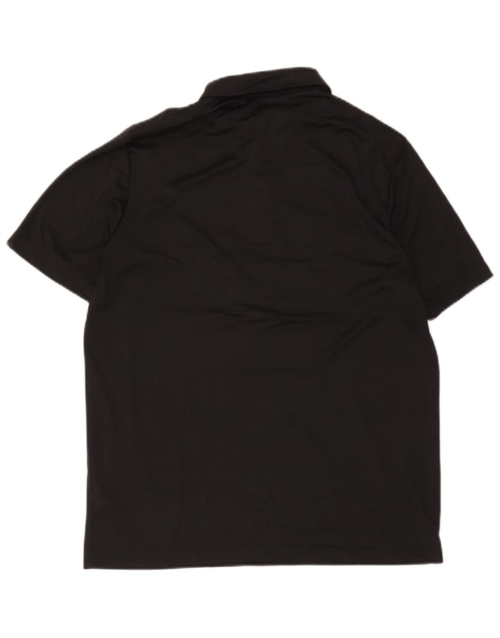 Męska koszulka polo Adidas Aeroready, duża, czarna, z poliestru