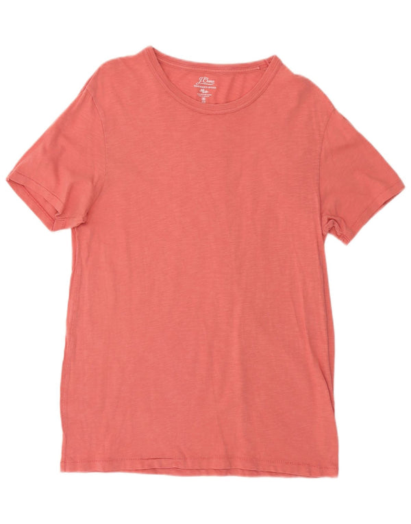 J. Crew Mens Slim T-Shirt Top Medium Pink Cotton