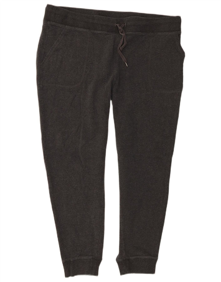 Damskie spodnie dresowe L.L.BEAN Joggers UK 16, duże, szare, bawełniane
