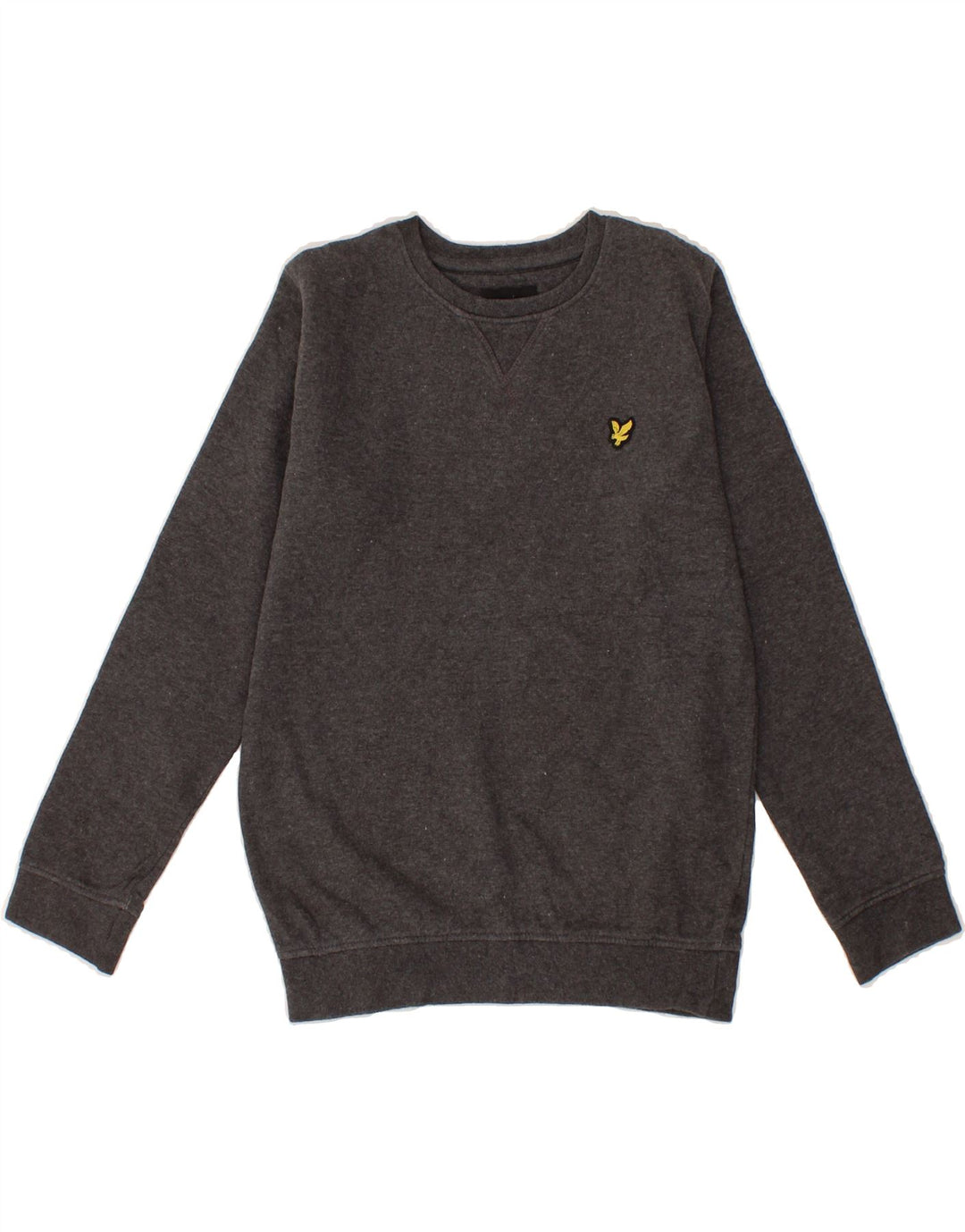 LYLE & SCOTT Boys Sweatshirt Jumper 9-10 Years Grey Cotton Vintage Lyle & Scott and Second-Hand Lyle & Scott from Messina Hembry 