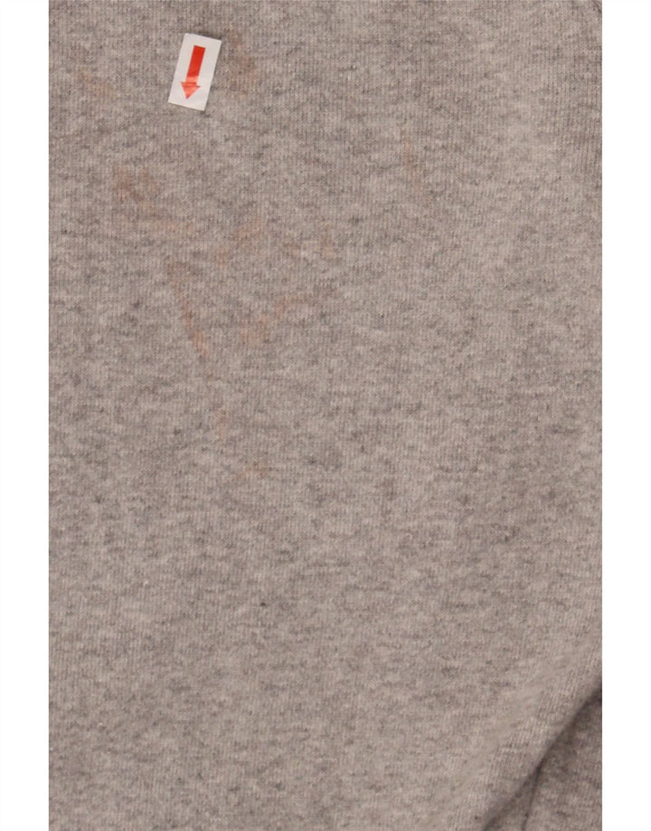 TOMMY HILFIGER Mens Regular Fit Graphic Zip Hoodie Sweater Small Grey Vintage Tommy Hilfiger and Second-Hand Tommy Hilfiger from Messina Hembry 