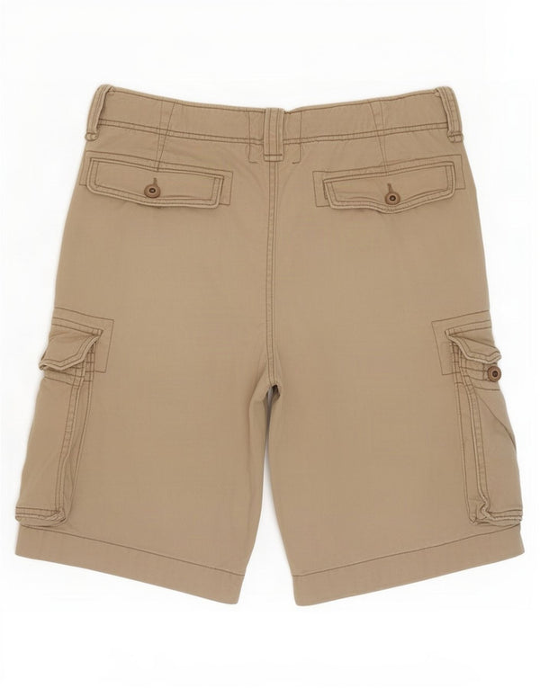 Męskie spodenki cargo Hollister W31 w kolorze średniego beżu, bawełniane