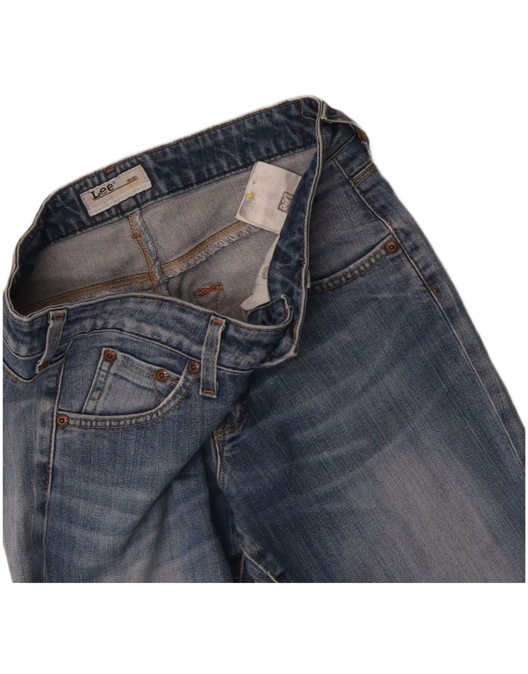 Damskie jeansy Lee w trudnej sytuacji W27 L33 niebieskie