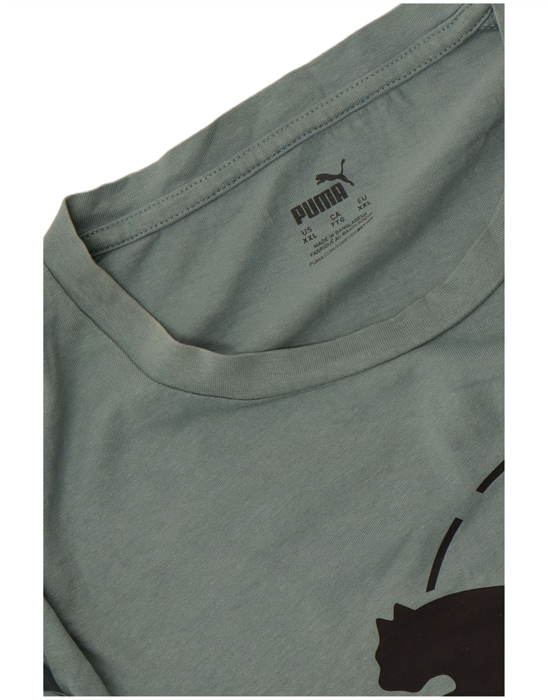 Męska koszulka z grafiką Puma Top 2XL w kolorze zielonym