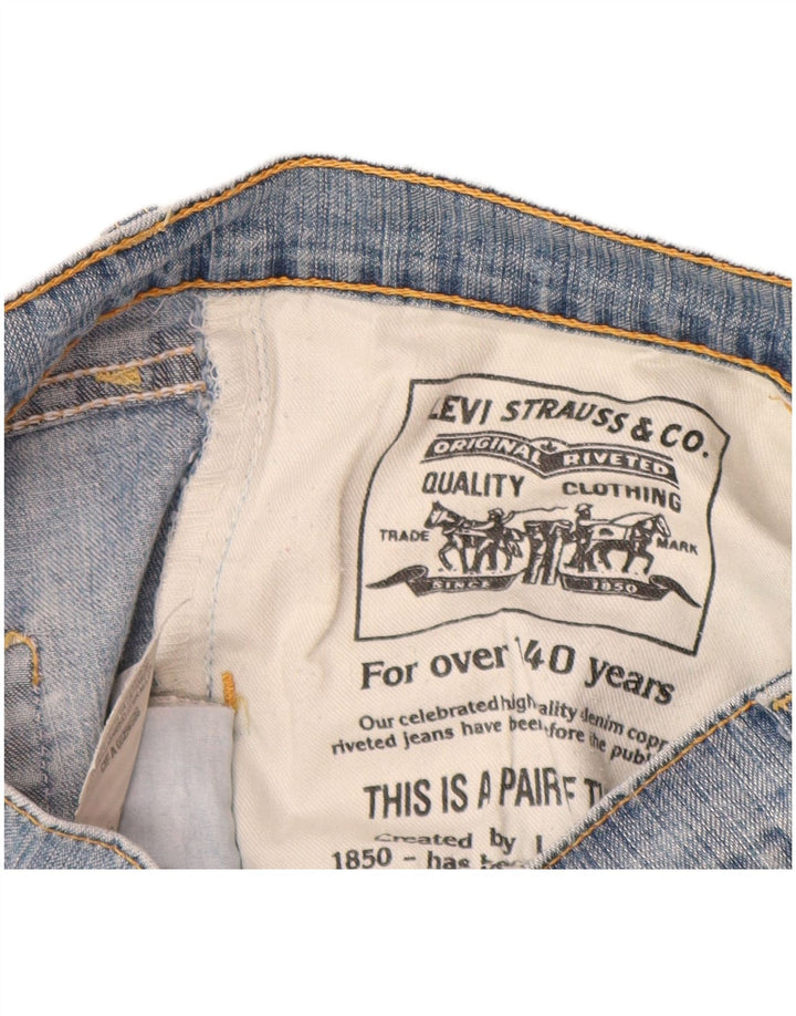 Damskie jeansy Bootcut LEVI'S W28 L34 Niebieska bawełna