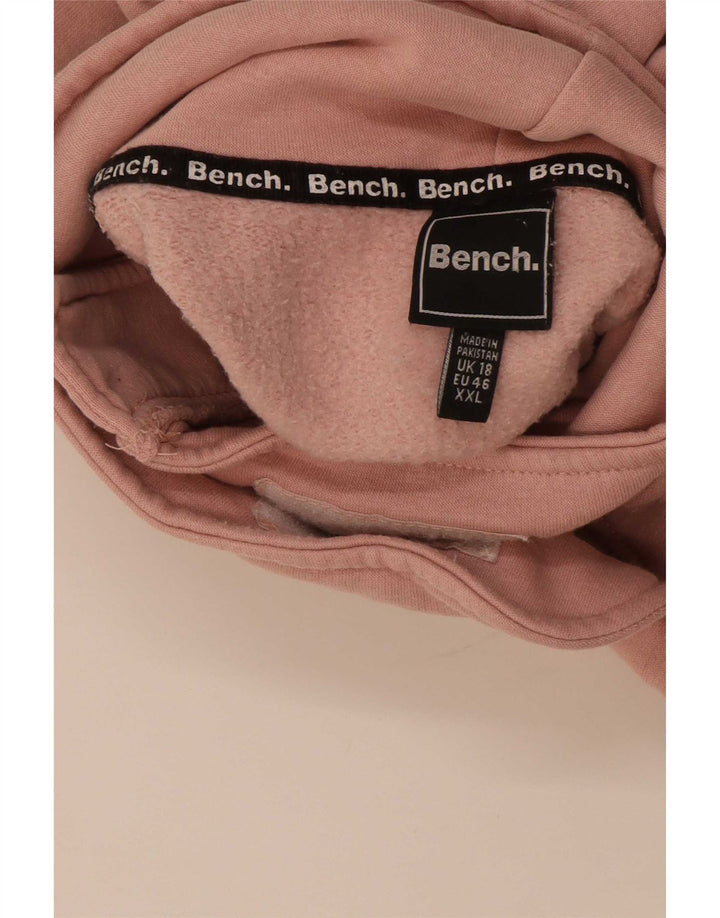 Damska kurtka dresowa Bench Graphic UK 18 XL, różowa, bawełniana